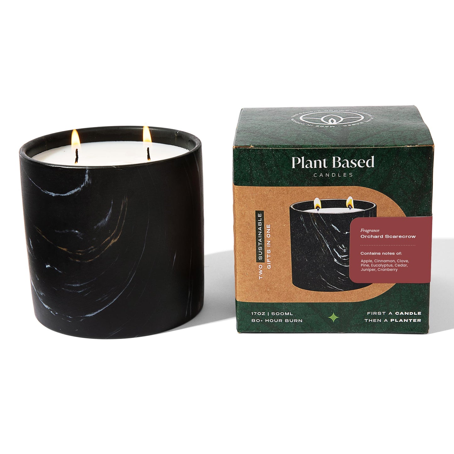 Orchard Scarecrow Black Marquina Candle 17oz